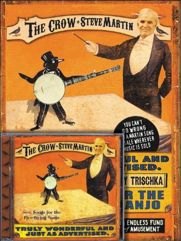 Steve Martin - The Crow Book and CD Set- New Songs for the Five-String Banjo