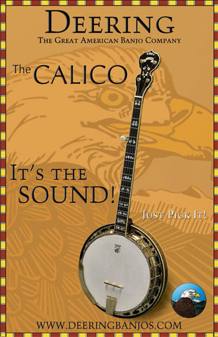 Deering Calico Poster