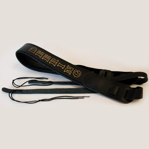 Deering Padded Leather Cradle Banjo Strap