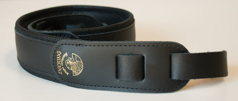 Eagle Logo Leather Cradle Banjo Strap