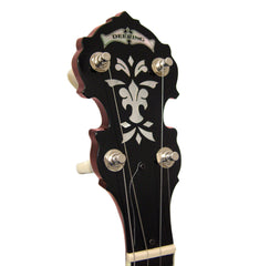 Deering Tenbrooks Legacy banjo peghead
