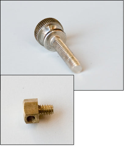 Deering Banjo Thumbscrew and Wall Lug